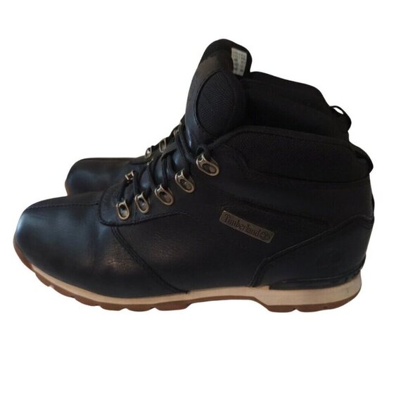 Timberland Splitrock 2 Black Leather MENS Boots US 10 UK 9.5 EU 44 - Picture 2 of 9